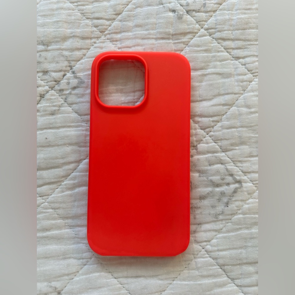 Pink IPhone 14 Pro Max Silicone Phone Case